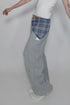 【RESTOCK】SHEER CHECK SCARF -BLUE-